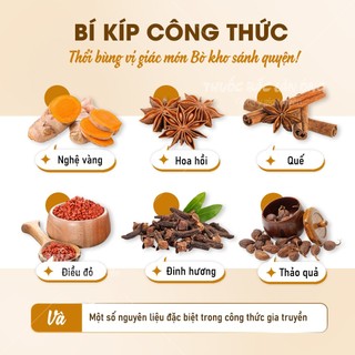 Bột gia vị nấu bò kho (Gia vị ướp chuẩn vị)