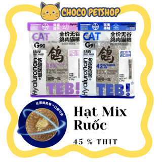 [ Tặng Súp ] Hạt Topping Ruốc Teb G Chà Bông Thịt Sấy Cho Mèo Kén Ăn Mèo Con Mèo Trưởng Thành - Choco pet