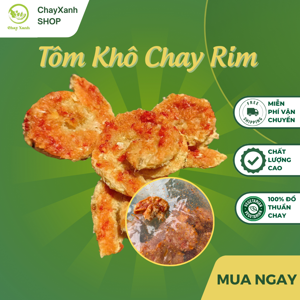 Tôm khô chay rim sẵn (100g)
