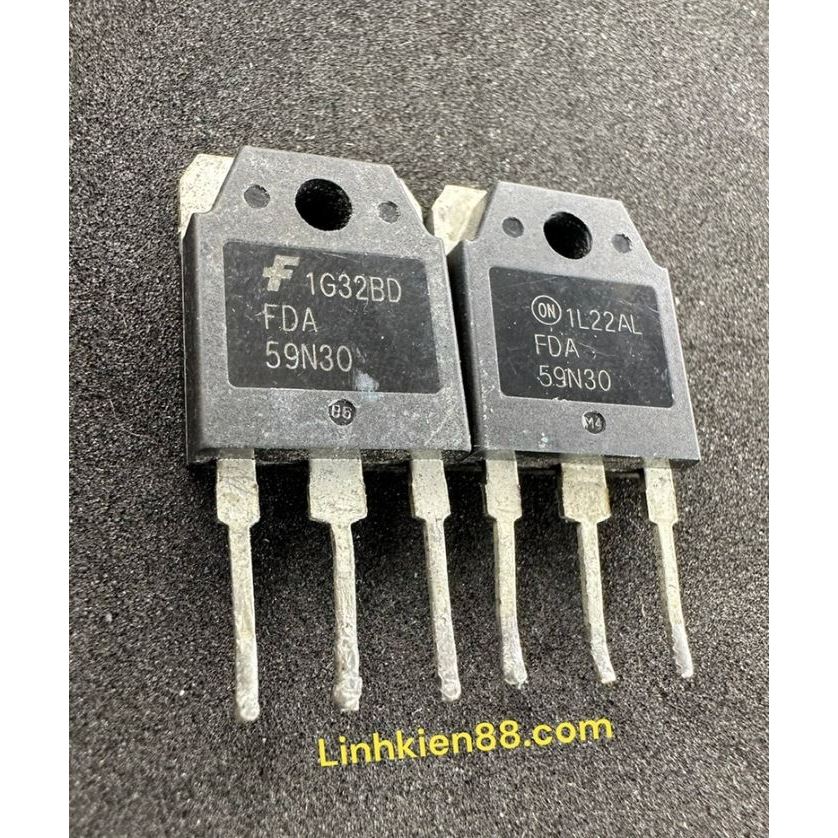 2 con Mosfet FDA59N30 59N30 59A 300V To-247 tháo máy