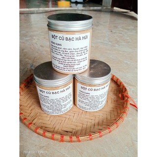 hũ 1kg bột củ bạc hà núi nguyên chất