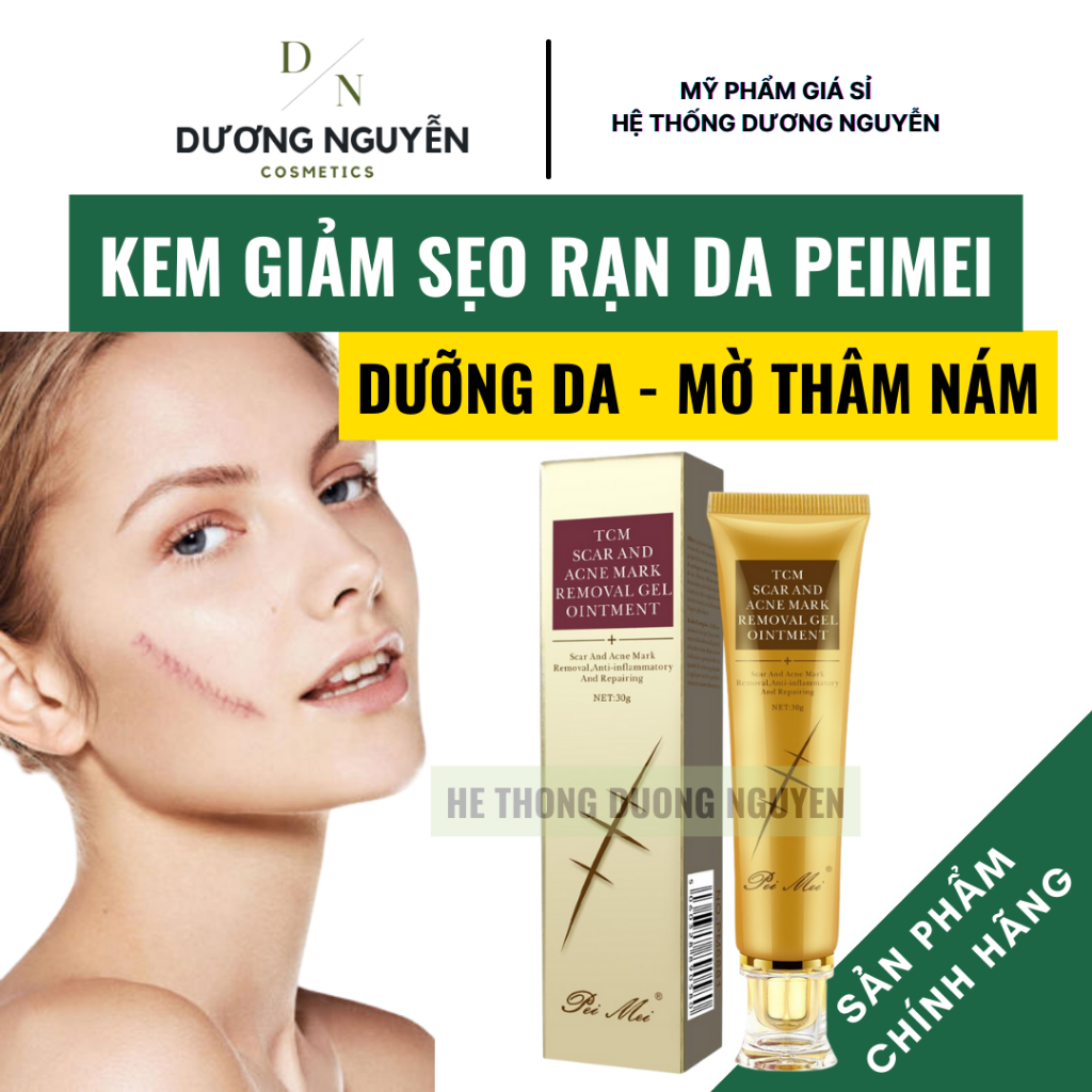 Kem Sẹo Peimei - Giảm Sẹo Và Rạn Da Hiệu Quả Sau 1 Tuần 30gr