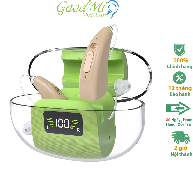 Máy Trợ Thính Dành Cho Người Già Điếc Siêu Nặng Goodmi GM-302T