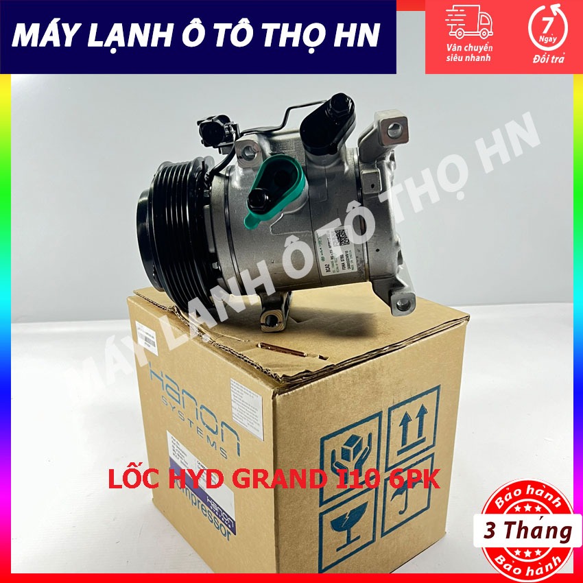 Lốc ( máy nén) điều hòa ô tô Hyundai I10 Grand bản 1.0 2014 đến đời 2020 Hàng Xịn 97701-B4010/B9010