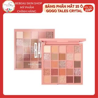  Bảng phấn mắt Gogo Tales 25 ô Back To Reality  GT282  nhiều màu lì màu nhũ sáng bóng lâu trôi 
