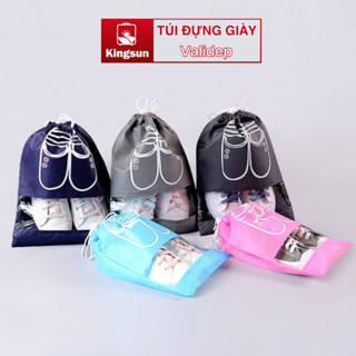 Túi Đựng Giày Hoạ Tiết Chống Bẩn Đi Vali Du Lịch Tiện Lợi KS-XT850
