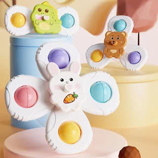  Bộ 3 Con Quay Spinner Hình Thú Dễ Thương Giảm Stress Cho Bé - Chong Chóng Kuromi Dính Tường An Toàn Cho Bé ms.happy 