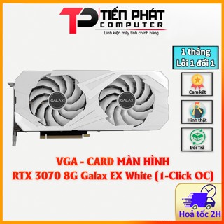  Card màn hình Galax RTX 3070 8G  1-Click OC  White - Like New 