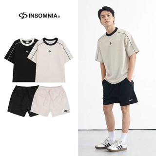 Combo Set Bộ INSOMNIA Unisex Áo Thun Waffle + Quần Short Waffle
