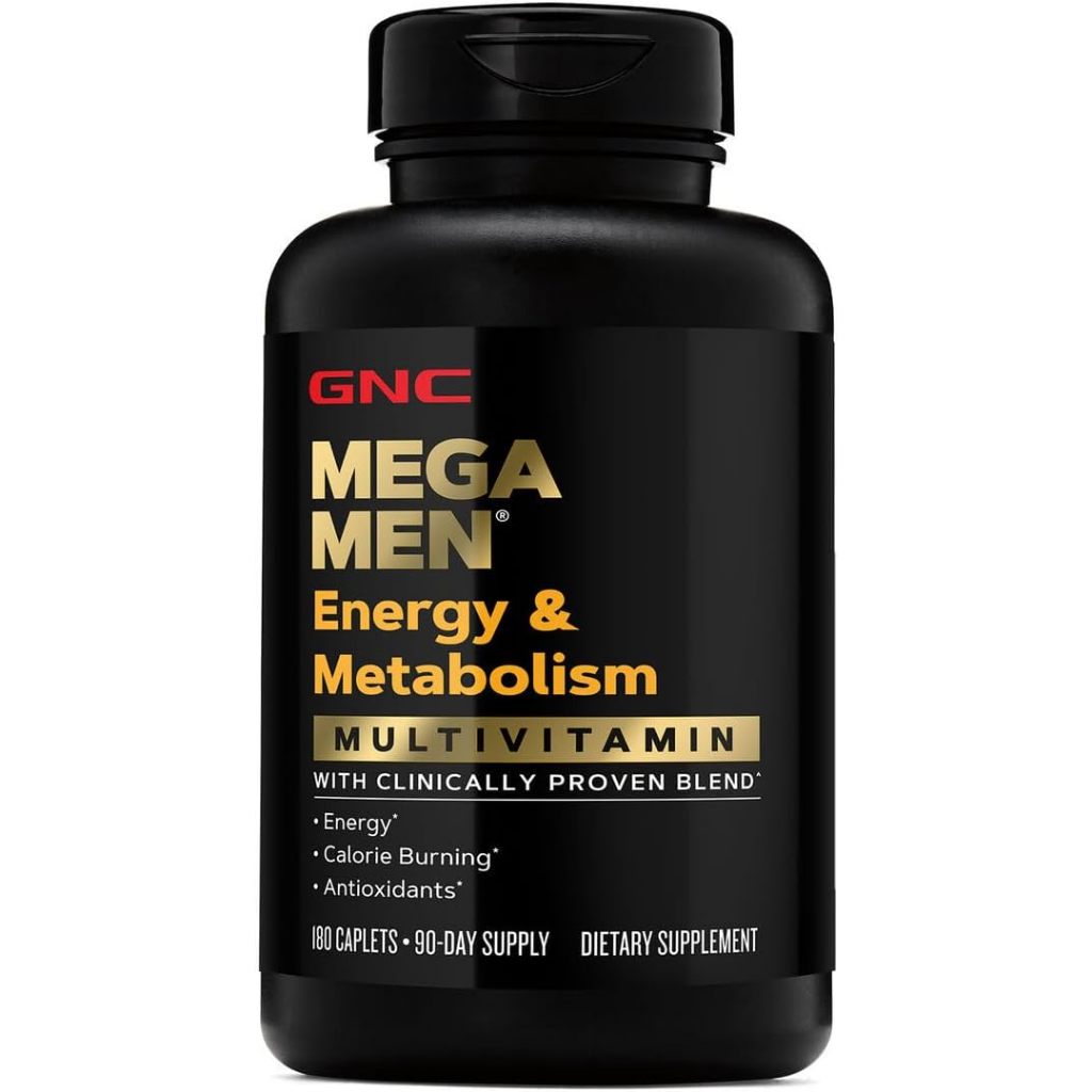 GNC Mega Men Energy And Metabolism Viên uống giúp tăng năng lượng và trao đổi chất cho nam giới 180v