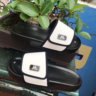 Dép Nam Nữ Quai Ngang Gắn Mac,Thích Hợp Boy Girl Phố Đế Mềm i Chống Trơn Trượt  Size 37 - 43