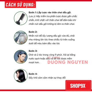 Dầu Gội Phủ Bạc Thảo Mộc Simbee (200ml) Đen - Nâu
