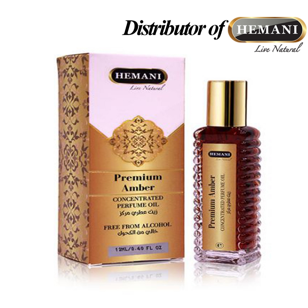 [Hương hổ phách] Tinh dầu nước hoa hương hổ phách quý phái Hemani premium amber perfume oil