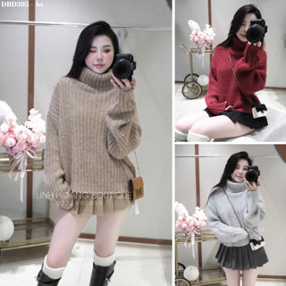HV - Áo Len Lông Thỏ Cổ Lọ Chất Dày Dặn Phong Cách Hàn Quốc Về Full Màu Dành Cho Nữ