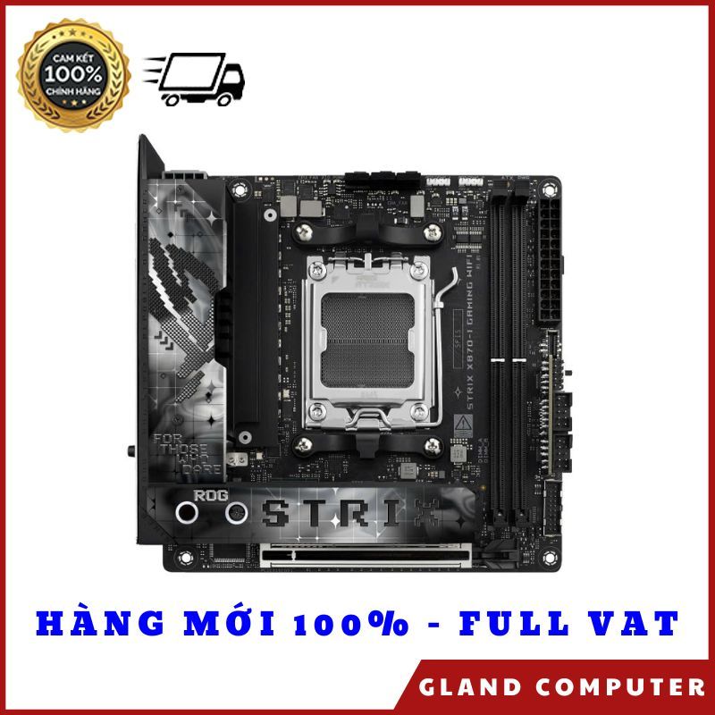 Bo Mạch Chủ ASUS ROG STRIX X870-I GAMING WIFI DDR5 (Size ITX, chính hãng 36T)