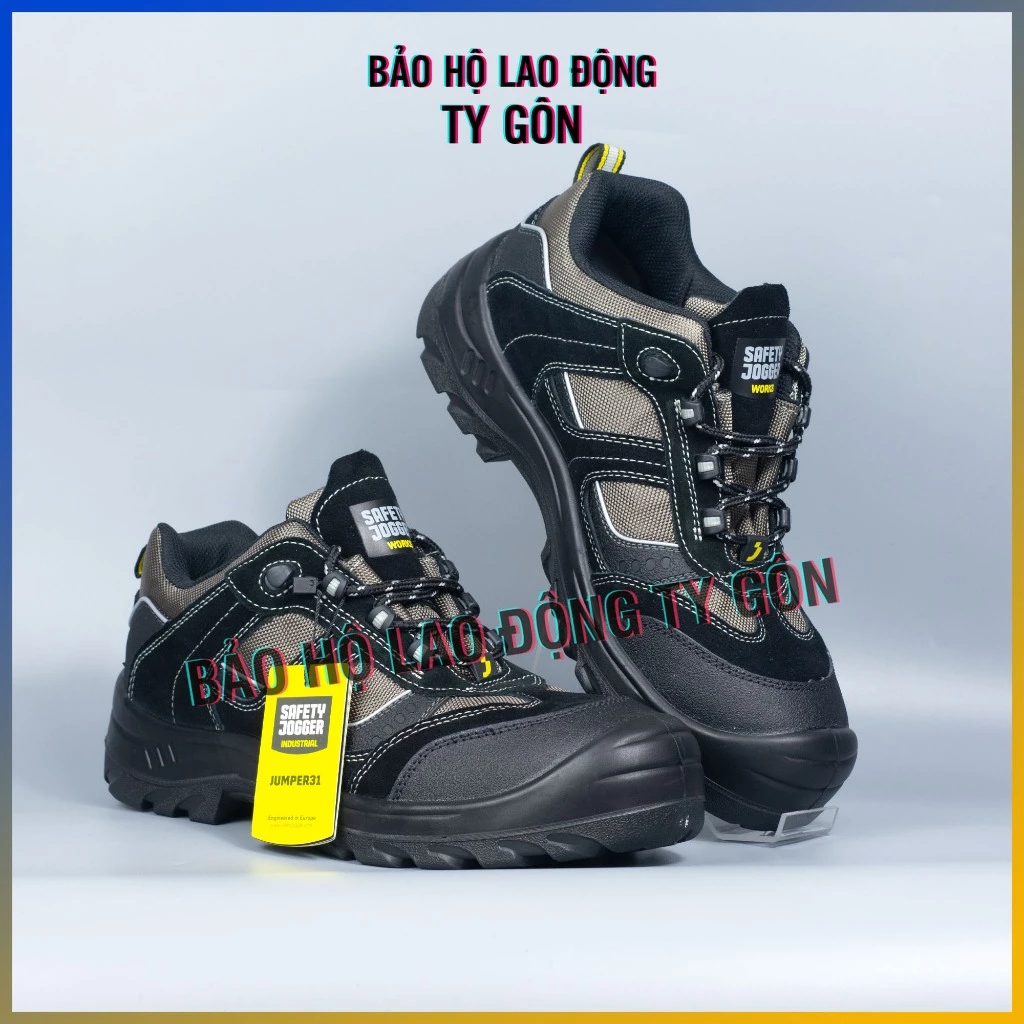 Giày bảo hộ lao động nhẹ và thoáng khí, chống tĩnh điện ESD Jogger Jumper31 S3