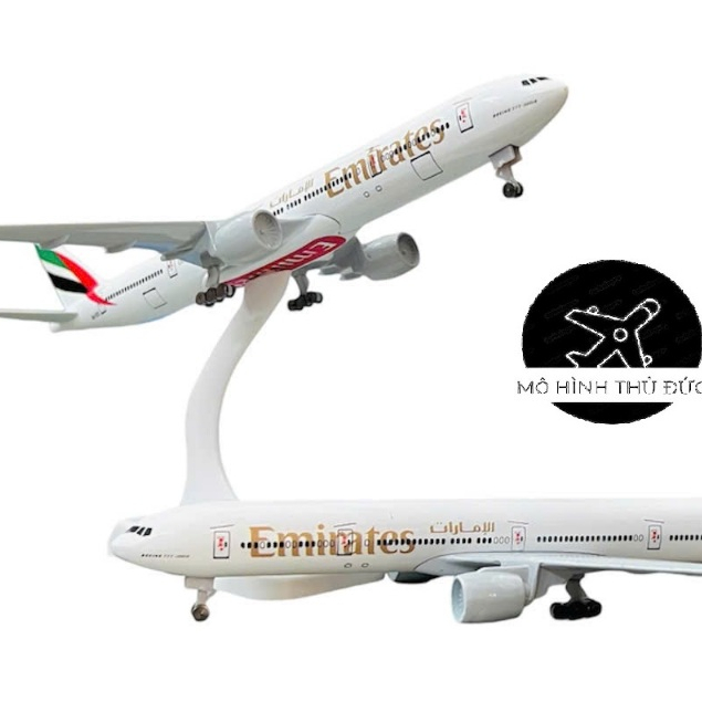 Mô Hình Máy Bay BOEING 777-300ER "EMIRATES AIRLINES" Kim Loại Cao Cấp 20CM Đúc Khuôn Tỉ Lệ 1/400