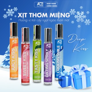 Xịt thơm miệng ACE ACE MAN Deep Kiss 10ml cho nam nữ hương vị trái cây tự nhiên ngọt ngào the mát