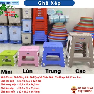 🌱 Ghế Xếp Đủ Size - Nhựa Duy Tân 🌱 Tổng Kho Sài Gòn 1 🌱