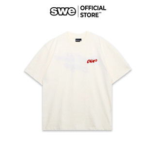  Áo Thun Unisex Local Brand SWE SIGNATURE TEE - Cream 