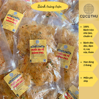   BTT sợi hành 100g  Bánh tráng trộn muối hành satế 100g - Cocothu Food 