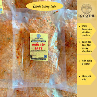   BTT tép 100g  Bánh tráng trộn muối tép satế 100g - Cocothu Food 