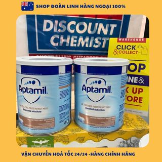 Sữa Aptamil Free Lactose Anh (UK) cho bé bất dung nạp Lactose 400gr BAY AIR 100%, Hàng chuẩn date xa