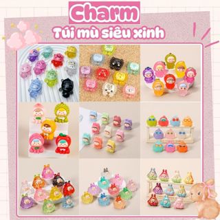 Combo Charm Túi Mù Tự Xé May Mắn - Mô Hình Đồ Chơi Mini Có Phát Sáng, DIY, Túi Kẹo May Mắn