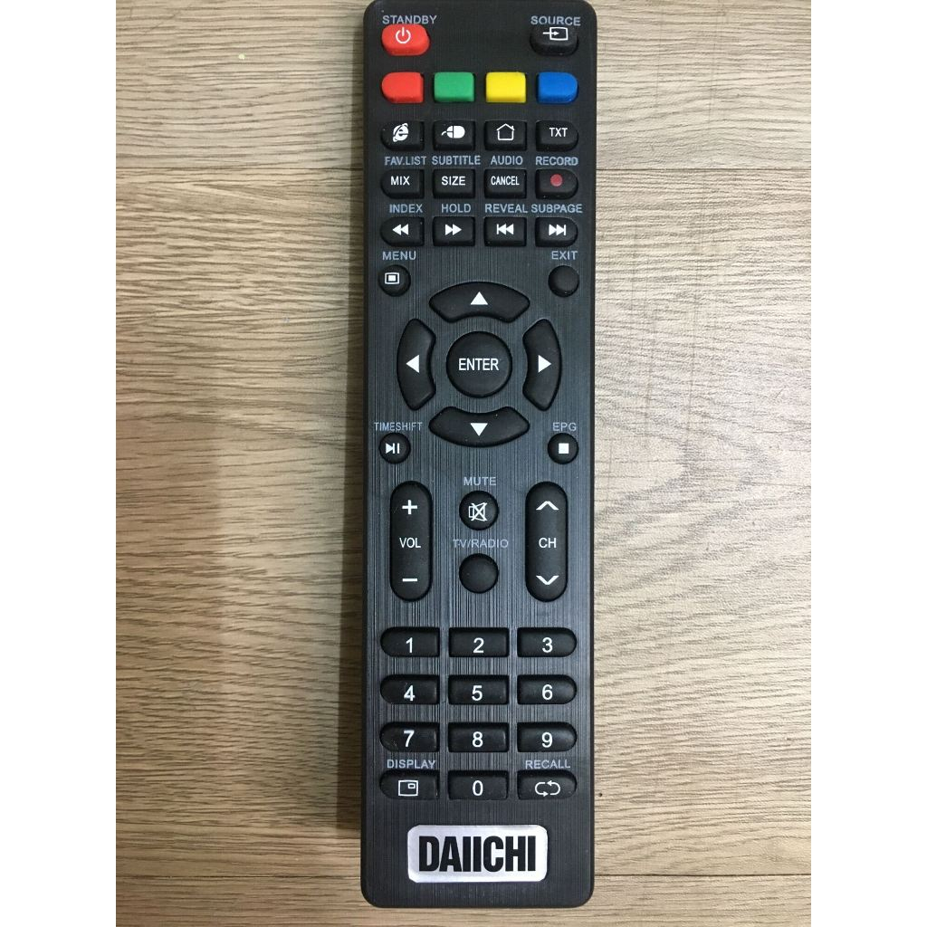 Điều khiển tivi daiichi hàng tốt mới 100%, Remote TV daiichi - BH 1 tháng lỗi đổi mới