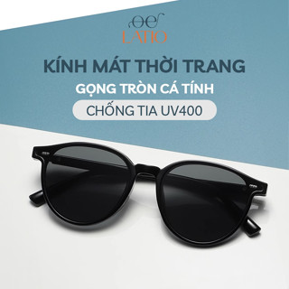 Kính mát Nam Nữ, Kính râm LATIO Xu hướng HOT 2025 Nhựa TR90 bền bỉ Thời trang nhiều màu sắc Chống nắng hiệu quả  - KM74