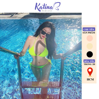 BK16 Set Bikini Đồ Bơi 2 Mảnh KATINA Nhiều Màu Đi Biển MÙa Hè Thiết Kế Tôn Dáng Phong Cách Sexy