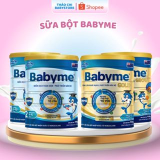 Sữa Bột Công Thức BabyMe Gold, BabyMe Grow, BabyMe Số 1, 2 Cho Bé Từ 1-9 Tuổi 900g