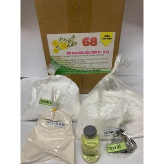  BỘT PHA NƯỚC RỬA CHÉN  68 10-15 LÍT HƯƠNG  TRÀ XANH 