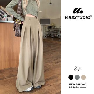 Quần ống rộng nữ cạp cao gen eo giấu bụng MRS tôn dáng giấu bụng hack chiều cao MRQ091G