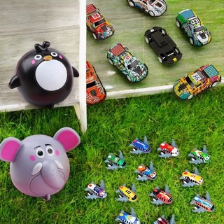 Xe đồ chơi những thú dễ thương (1 set 5 con ngẫu nhiên )