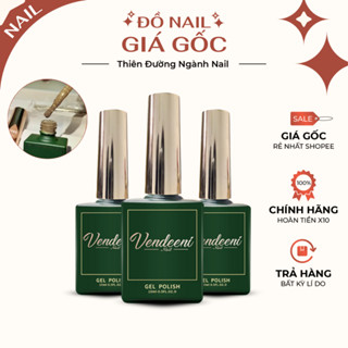 Sơn gel nhũ flash Vendeeni chính hãng lên màu chuẩn - 5 màu nhũ kim tuyến rất sáng (lẻ chai)