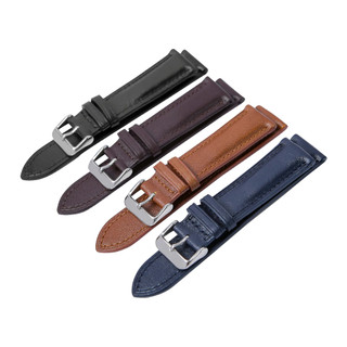 Dây đồng hồ da bò thật màu đen size 18/20/22/24
