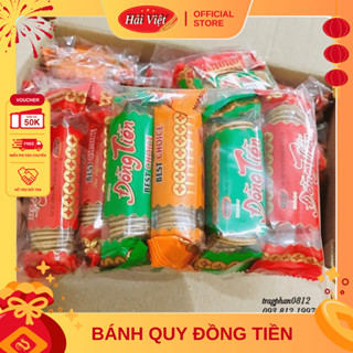 1 thùng bánh đồng tiền Hải Việt ❤ bánh quy bơ sữa tuổi thơ