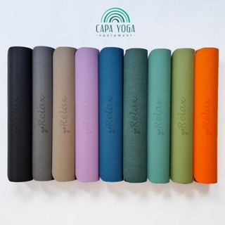  Thảm tập yoga Cao su PU định tuyến Relax  Công nghệ xơ dừa mới  