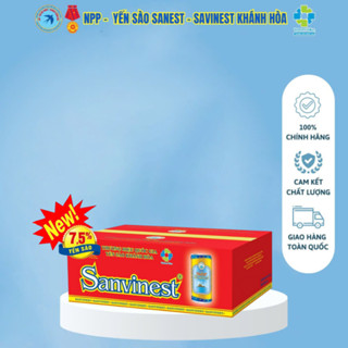 💦CHÍNH HÃNG💦 Nước Yến Sào Khánh Hòa Sanvinest (7,5%) Lon 190Ml, Khay 30 Lon - 001K30