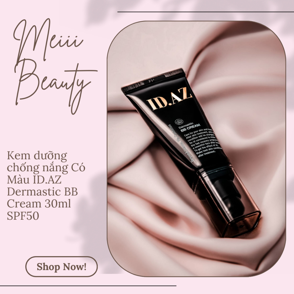 [Công ty] Kem Dưỡng chống nắng Có Màu ID.AZ Dermastic BB Cream 30ml SPF50
