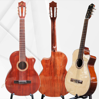 Đàn Guitar Full Solid Gỗ Thịt Hồng Đào Vinaguitar 100% Acoustic Và Classic Guitar Bao Đổi Trả- Bảo Hành 2 năm