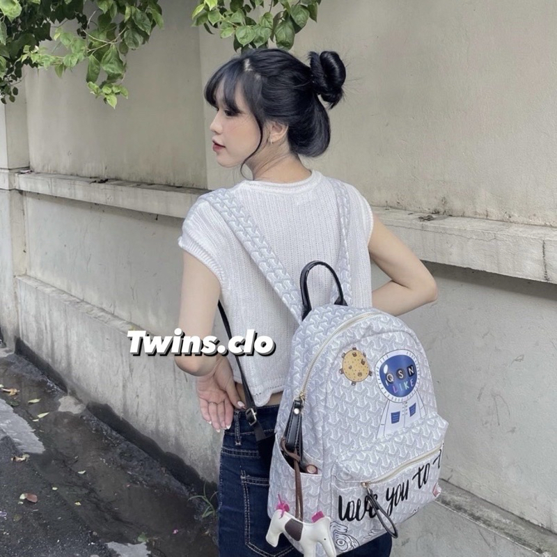 [ Mất bài 2k6 lượt mua] Balo QSN tặng kèm móc ngựa 🎀
