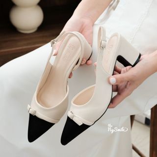 Giày cao gót mũi nhọn 7p sang chảnh, giày nữ đi làm , giày công sở  - THENYSMILE - SINIU