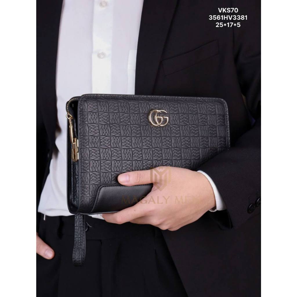 Ví Khóa Số, Ví Nam, Clutch Cầm Tay Nam Da Bò VKS70