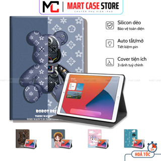 Ốp iPad Silicon Mèo cute chất đẹp Air 1-2-3-4-5-6-7/Gen 5-6-7-8-9-10-11/Pro 11-9.7-10.5...MART CASE
