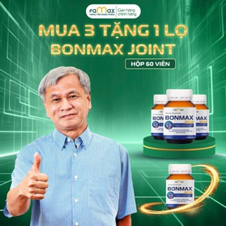 [FAMAX] Combo 3 TẶNG 1 hộp 60 viên khớp Bonmax Joint hỗ trợ giảm đau khớp, viêm khớp, thoái hoá khớp