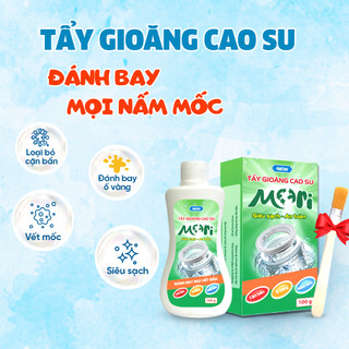 [combo] Tẩy mốc gioăng cao su 100gr, tẩy lồng máy giặt Mori 250g, vệ sinh máy giặt toàn diện MR026