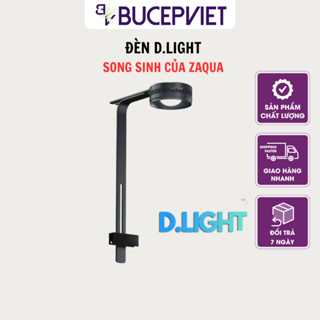 Đèn bể cá tròn DLIGHT – Bản nâng cấp, hiệu ứng ánh sáng siêu mạnh, kết hợp tia sóng nước, không ám màu nước