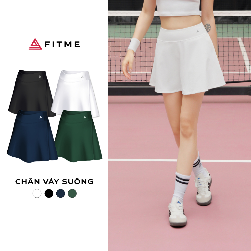 Chân váy ngắn thể thao nữ Fitme GOC may 2 lớp kèm quần bảo hộ chơi pickleball, tennis, cầu lông VSFM01 | BigBuy360 - bigbuy360.vn